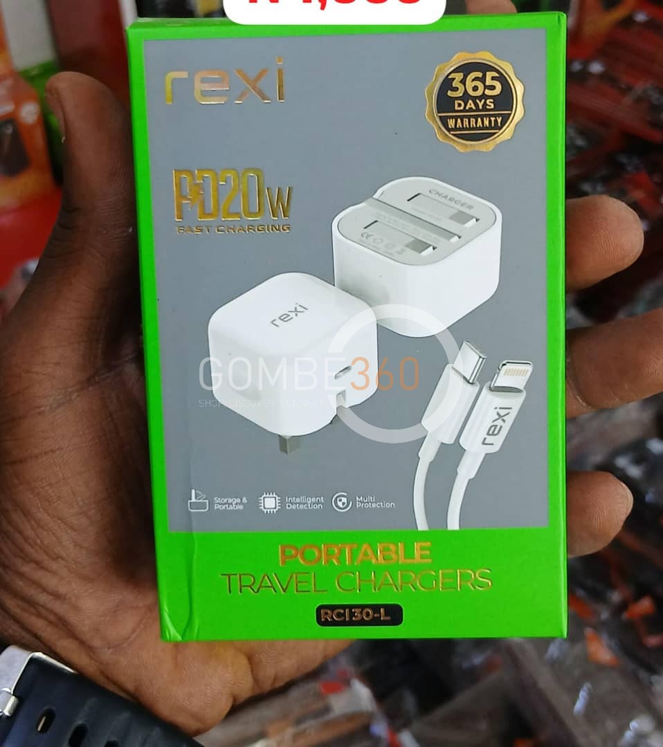 REXI PORTABLE TRAVEL CHARGER'S